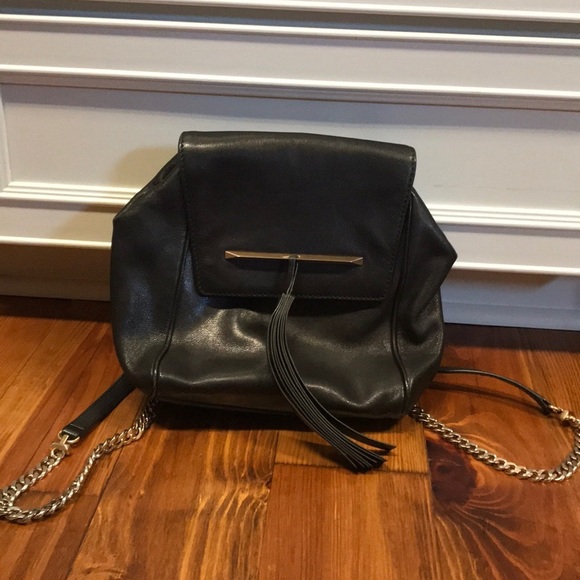 brian b atwood leather backpack Walker The Chain Link Strap Is Removable To Take The Bag From A Shoulder To A Clutch B Brian Atwood Leather Card